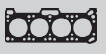 GASKET FOR MITSUBISHI COLT Mk III (C5_A) MD066163 10018200