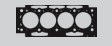 GASKET FOR PEUGEOT 206 0209.Z3 10136900 ￠85.5 METAL